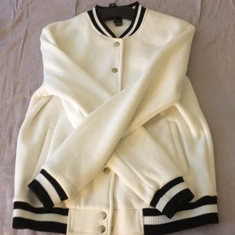 White Varsity Jacket